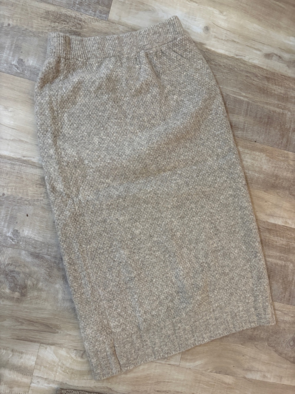 SNDYS Taupe Knit Pencil Skirt - Women